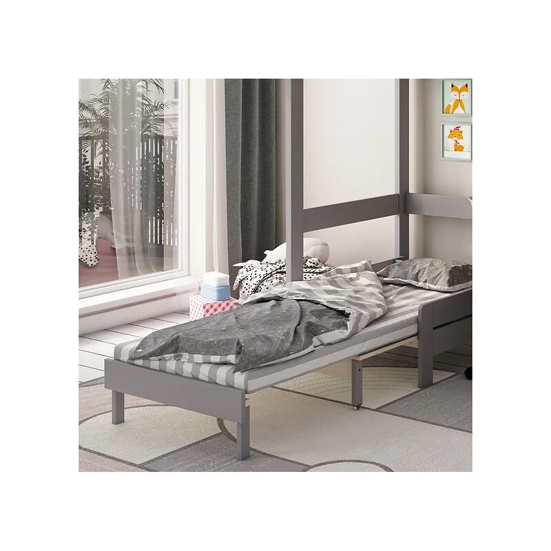 Kids Avenue Estella High Sleeper Bed with Sofa Bed  and Storage Drawers image 4