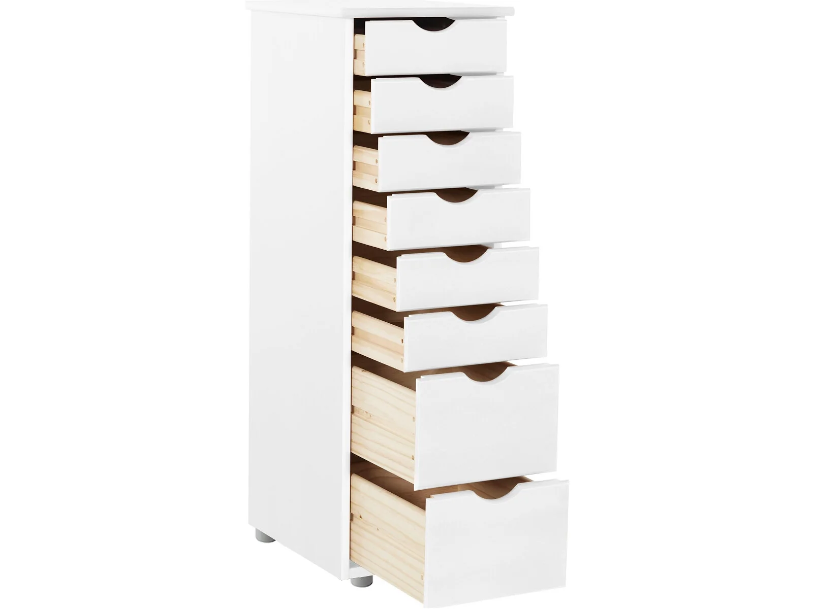 Dorel Gava Chest 8DR White view 3