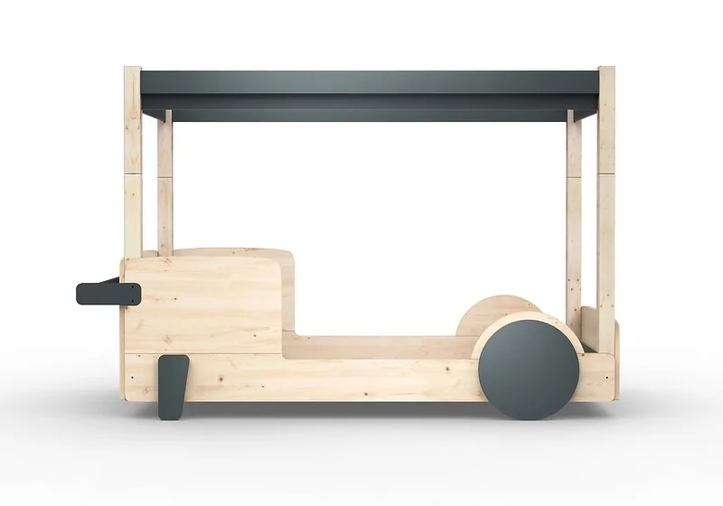 Mathy by Bols Single Discovery 1 Canopy Bed with Optional Trundle & Bunk Conversion Kit