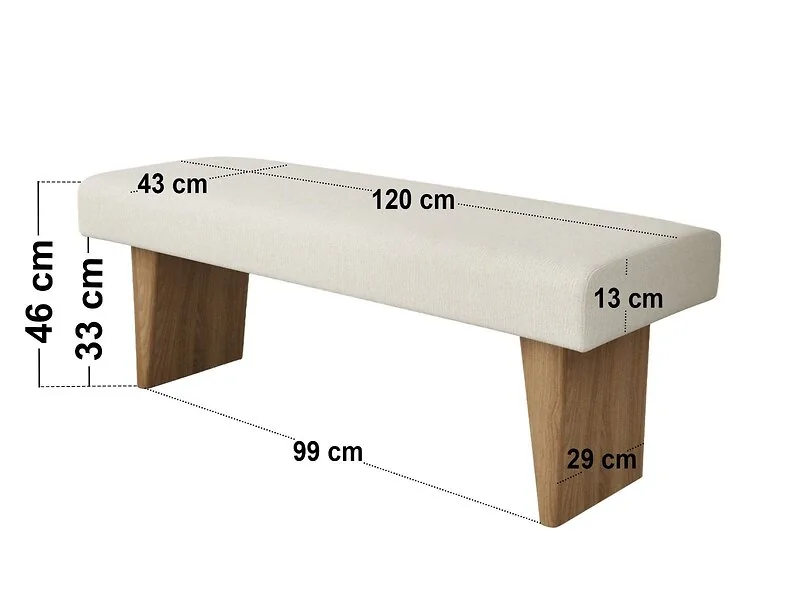SOLACE+CO Nolan Corner Bench Dining Table & Seating Set – view 19