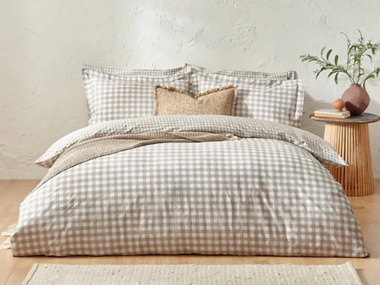 Yard Barton Gingham Check Duvet Cover Set