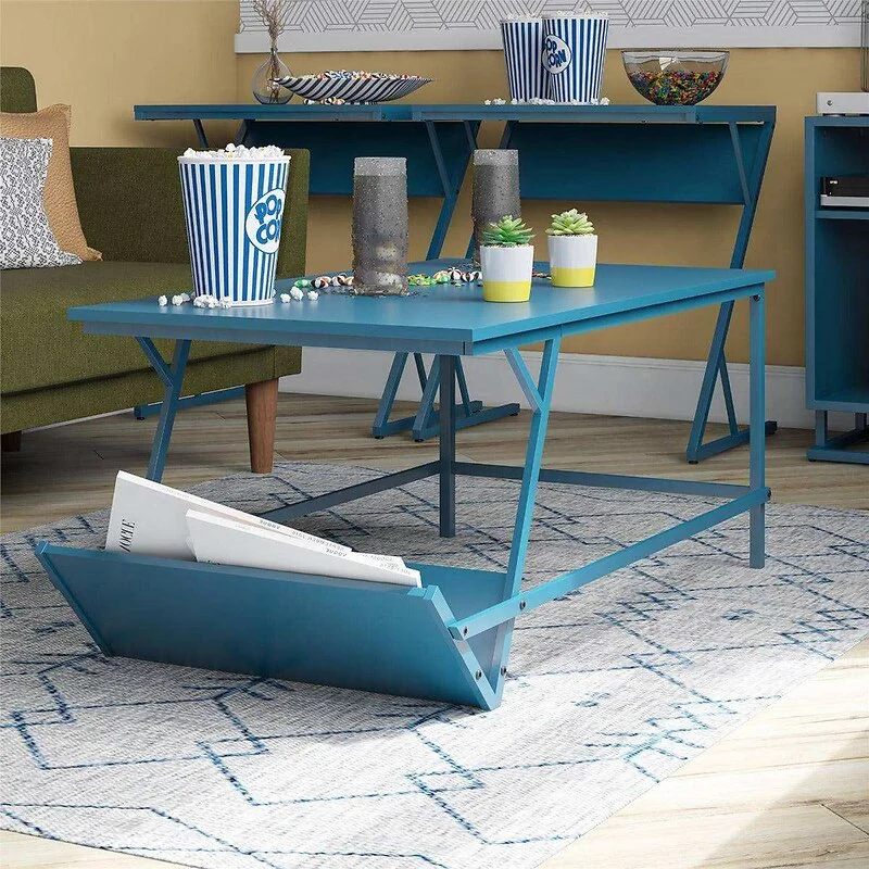 Novogratz Regal Coffee Table Blue