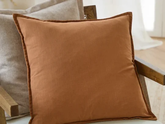Yard Slub Cotton Polyester Filled Cushion 50 x 50cm