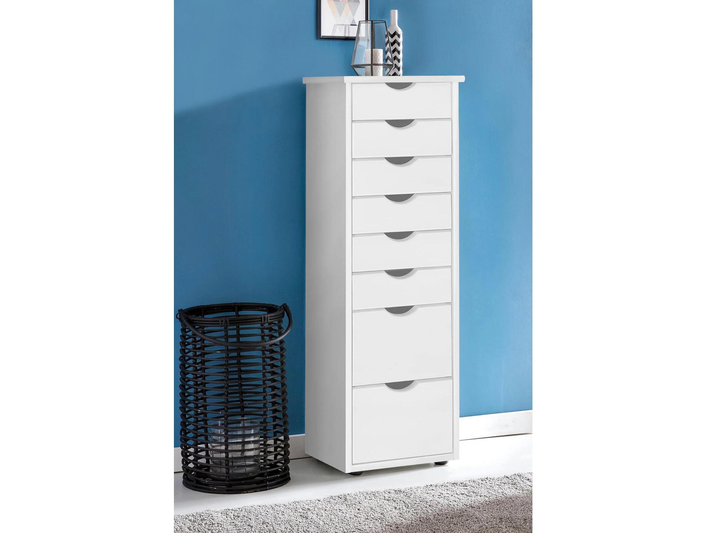 Dorel Gava Chest 8DR White view 5
