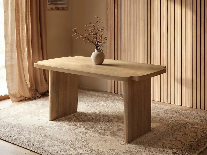 SOLACE+CO Nolan Dining Table Curved Edge and Seating Set – view 8
