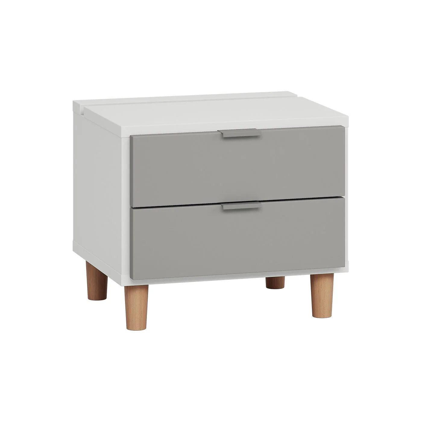 Vox Simple Customisable Bedside Table with Drawers image 2