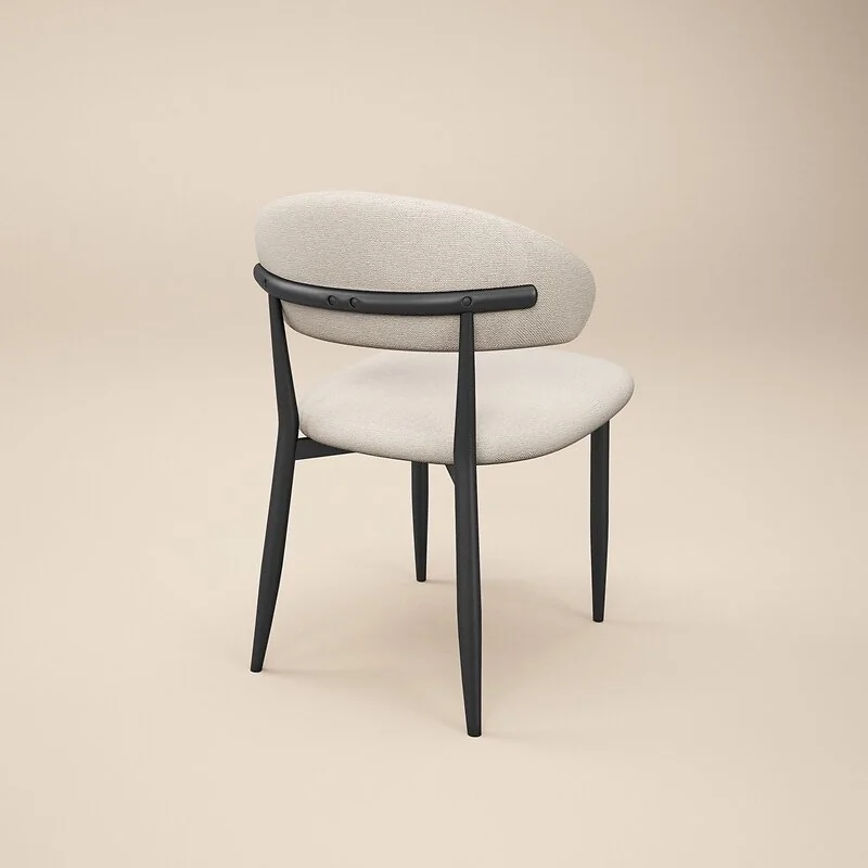 SOLACE+CO Varm & Cyra Dining Set with Table Chenille Chairs & Bench image 11