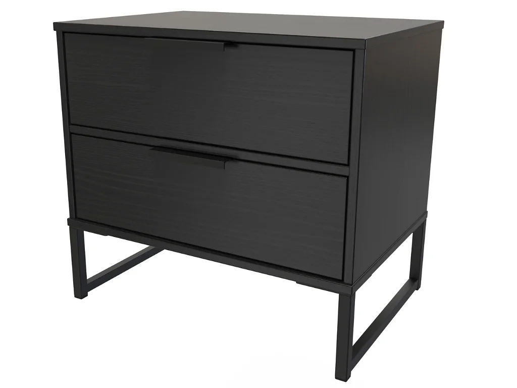 Welcome Diego midi chest Dusk Grey — scratch-resistant MFC construction with linen-effect drawer linings