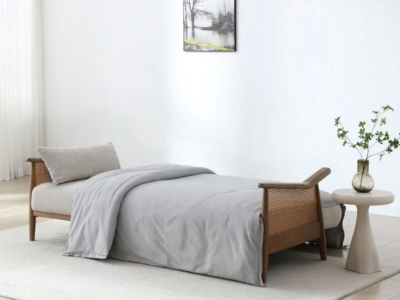 Kyoto Zara Rattan Arm Sofabed Natural – view 4