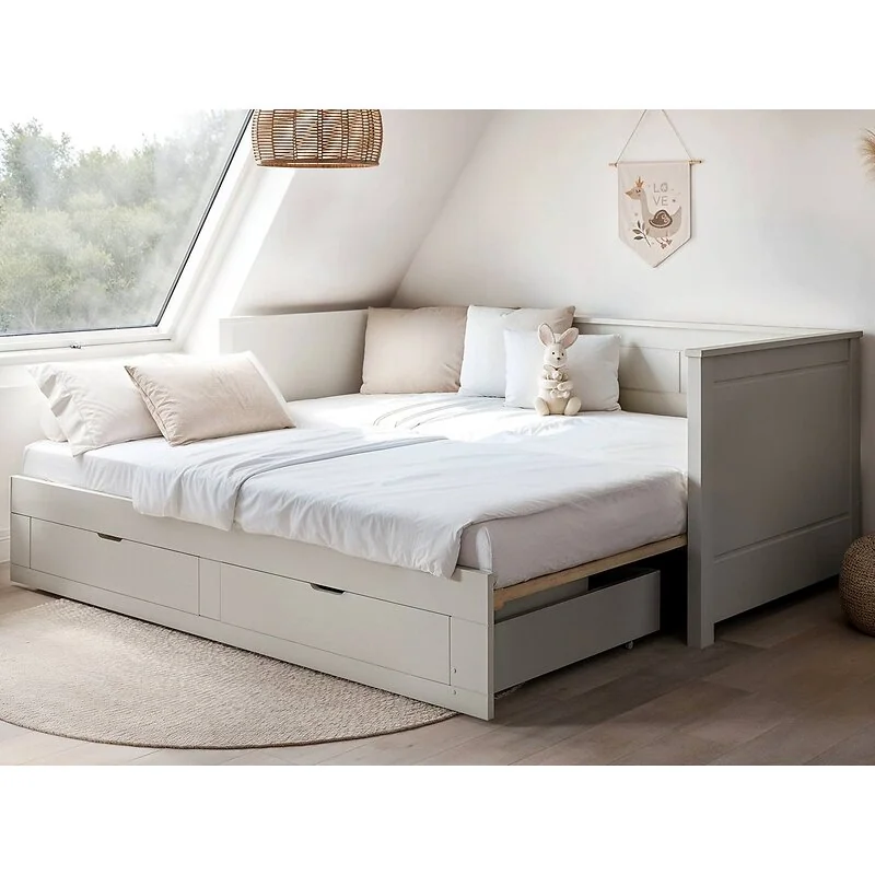 Noomi Iris Daybed with Trundle White (FSC-Certified) image 3