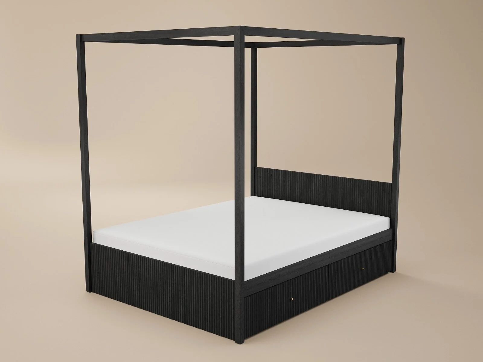 Flair Maddy 4 Poster Bed with Drawers