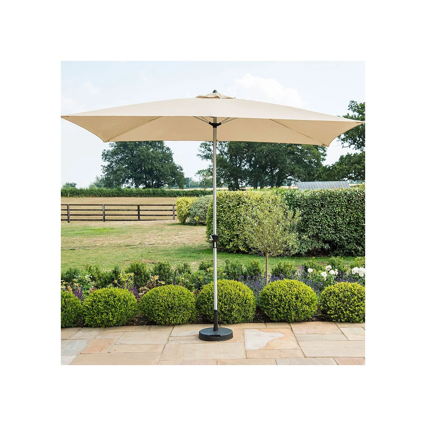 Maze Rattan 3m x 2m Rectangular Garden Parasol image 2