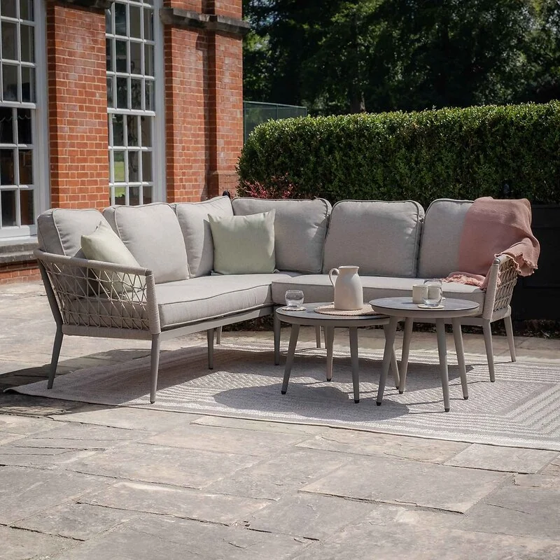 Maze Rattan Monaco Small Corner Sofa Set