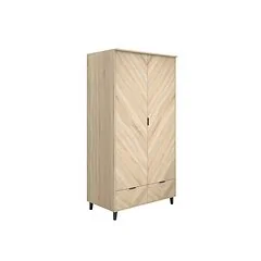 LPD Stockholm Chevron 2 Door Wardrobe