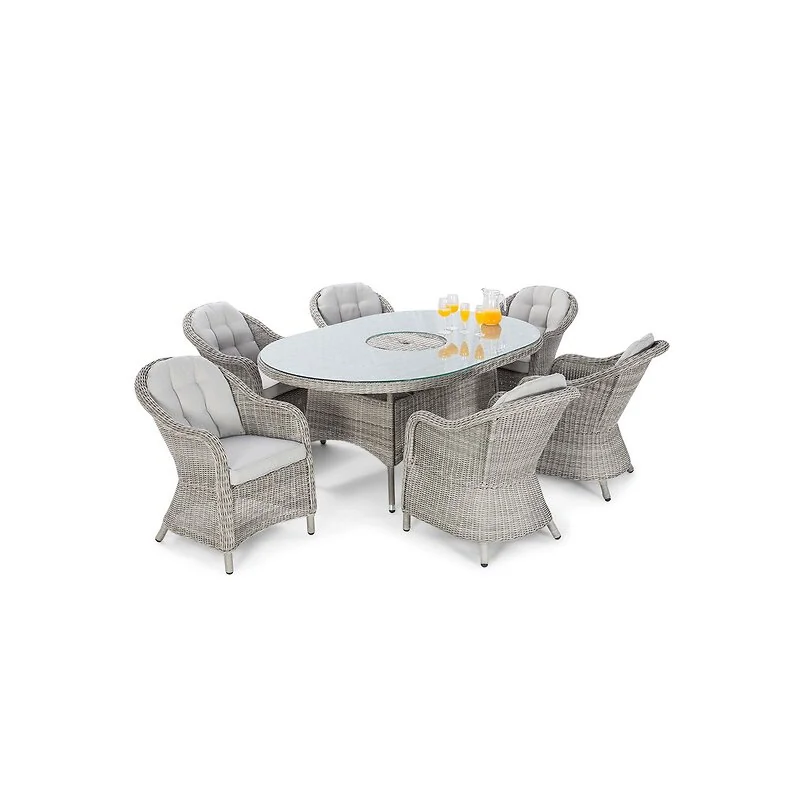 Maze Rattan Oxford Oval Ice Bucket Dining Set image 10
