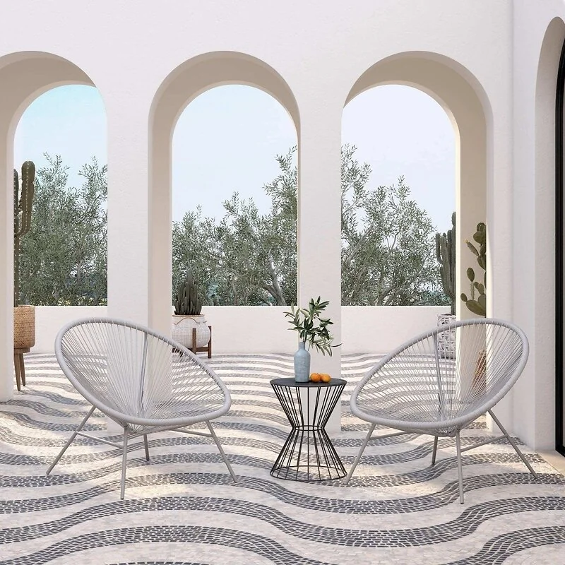 Dorel Avo XL Dining Chair Grey 2Pk
