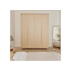 Vox OMM 4 Door Wardrobe with Drawers, Shelves & LED Lighting