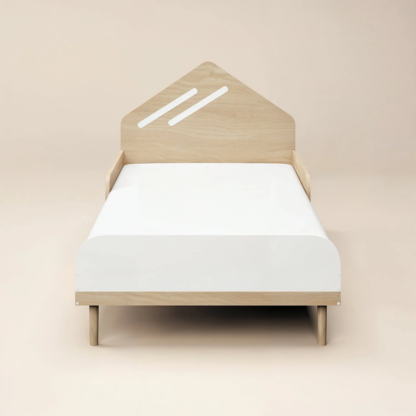 Flair Noah Single Bed Oak and White image 5