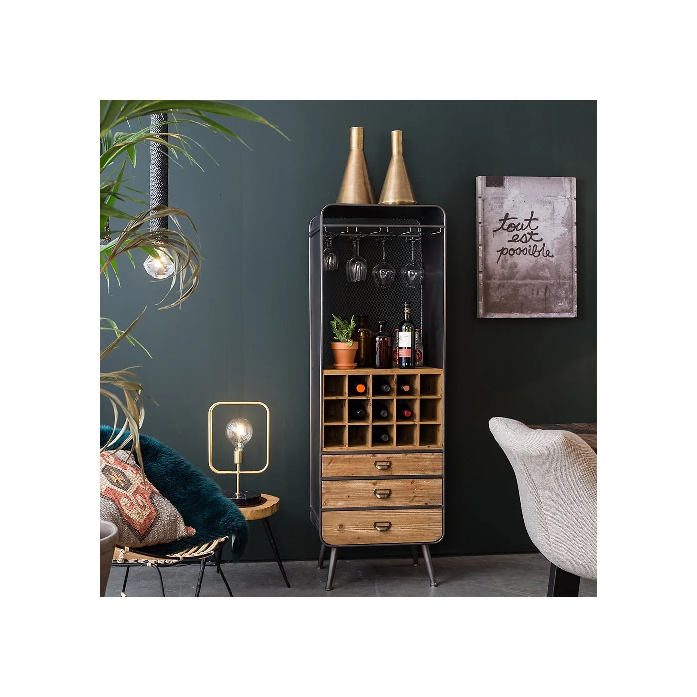 Dutchbone Vino Cabinet