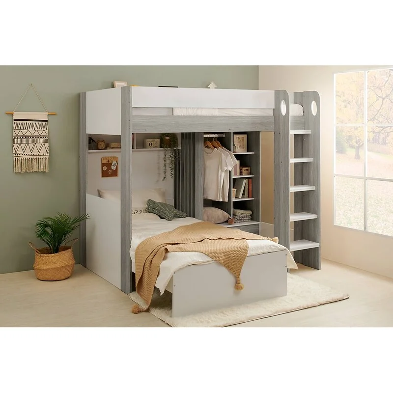 Flair Hampton L-Shaped Bunk Bed with Storage & Wardrobe image 6