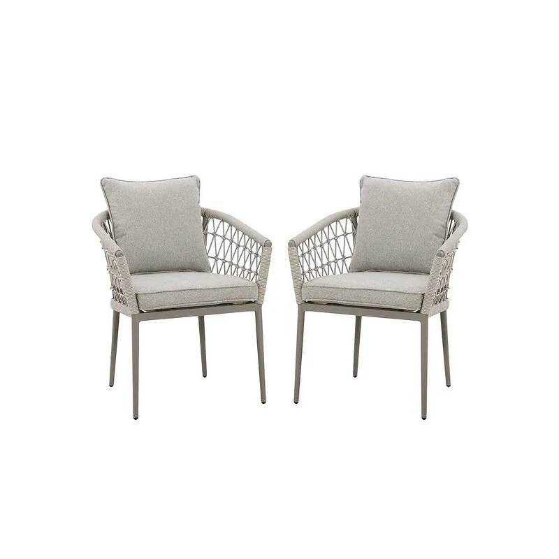 Maze Rattan Monaco Pair of Dining Chairs
