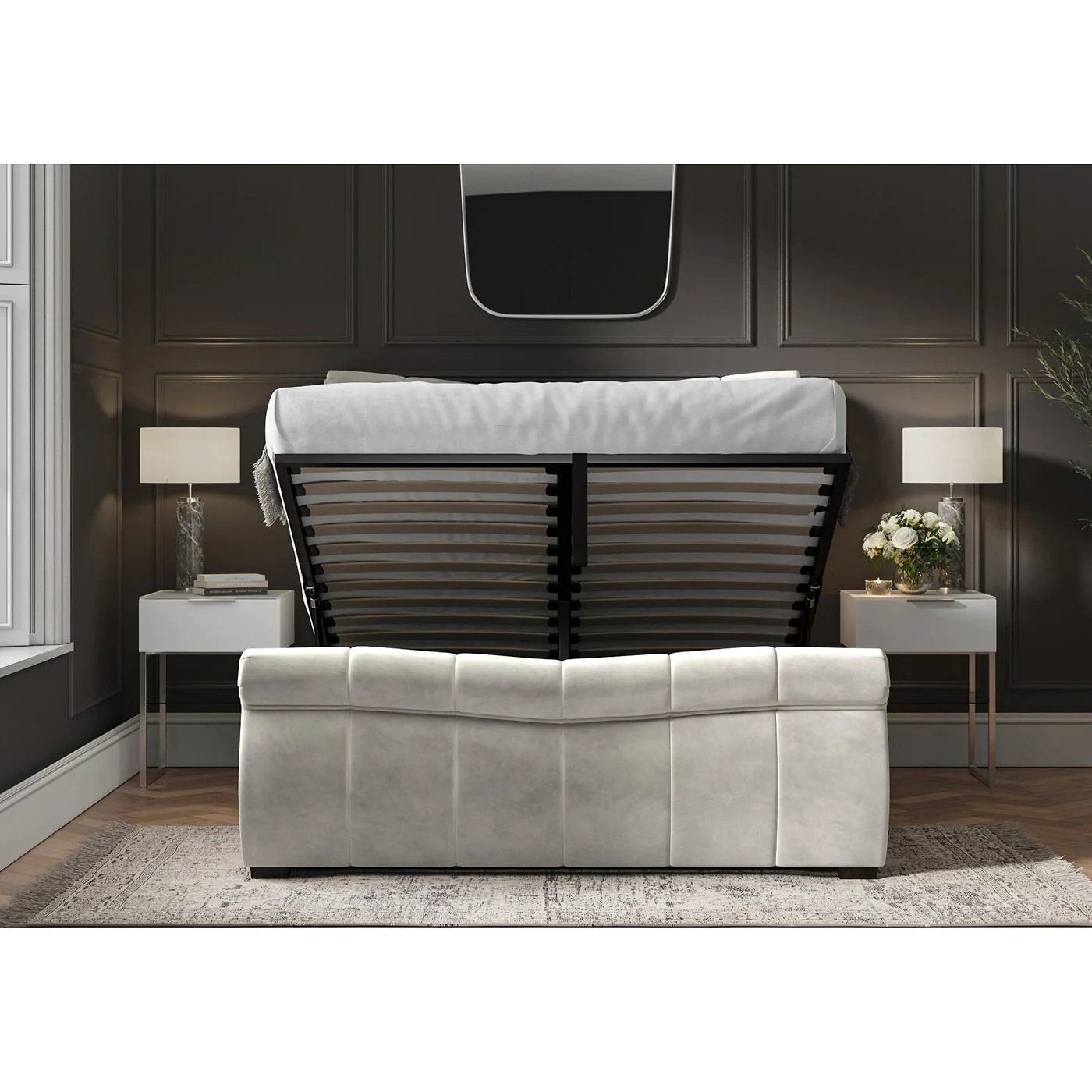 Emporia Beds Bosworth Fabric Ottoman Bed Frame image 4
