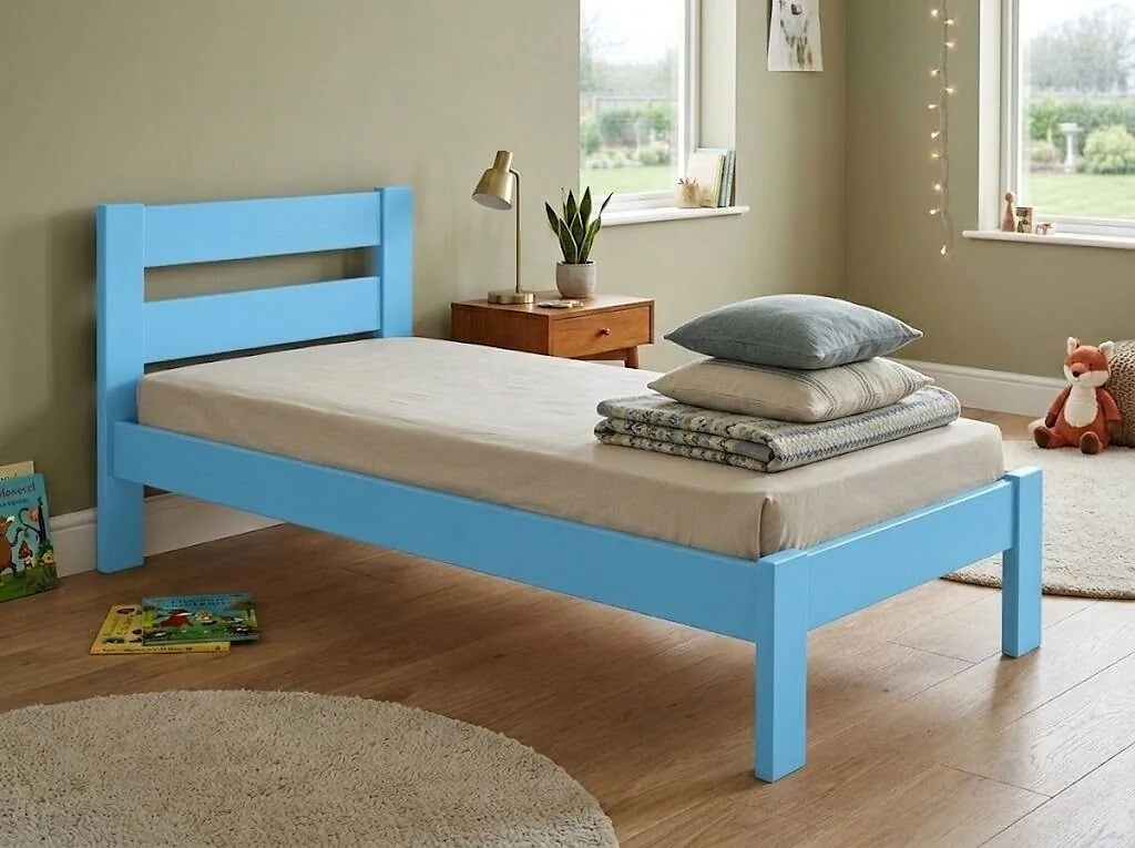 Mathy by Bols Stephane Wooden Single Bed Frame – view 5
