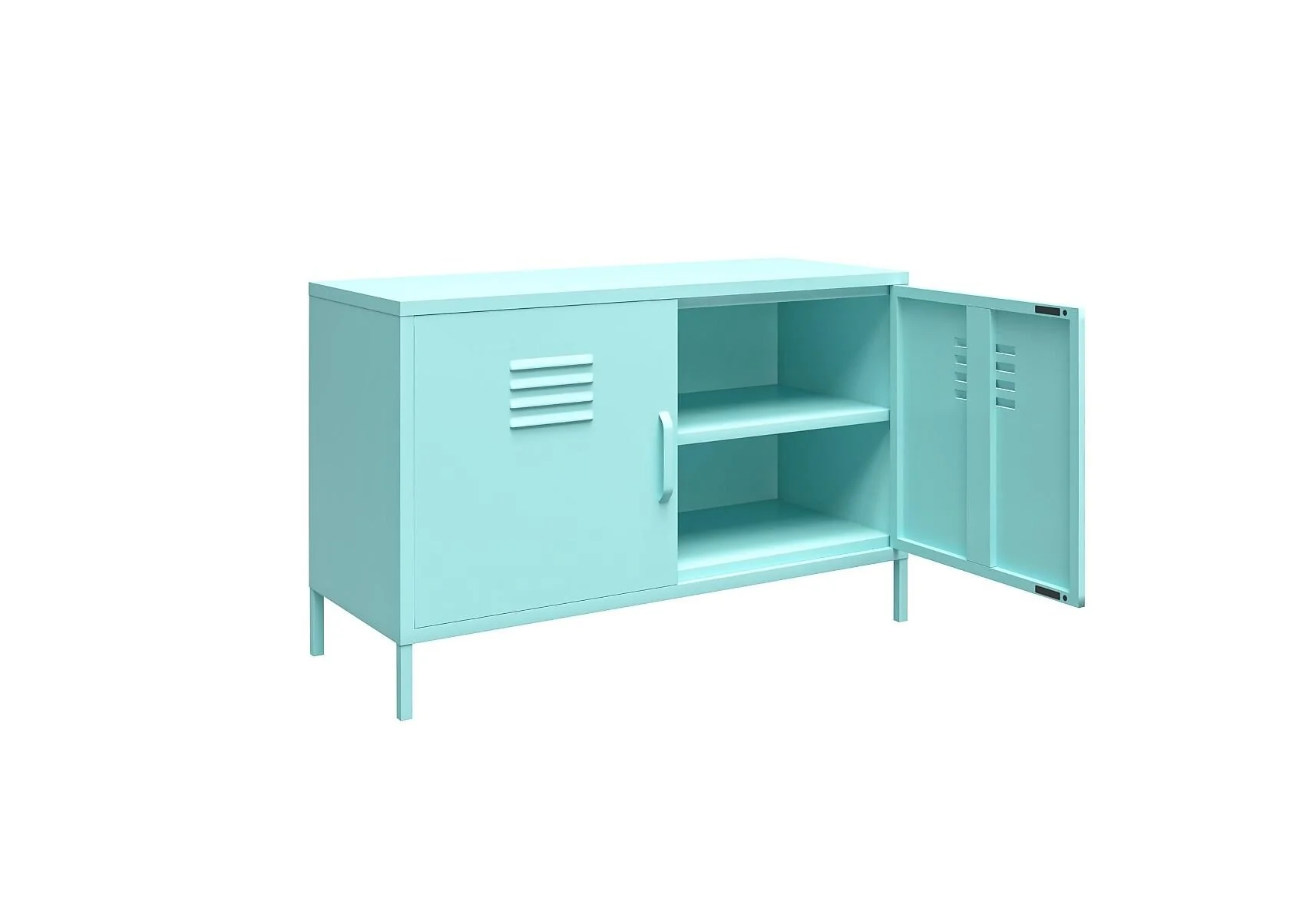 Novogratz Cache 2 Door Metal Locker Accent Cabinet – view 18