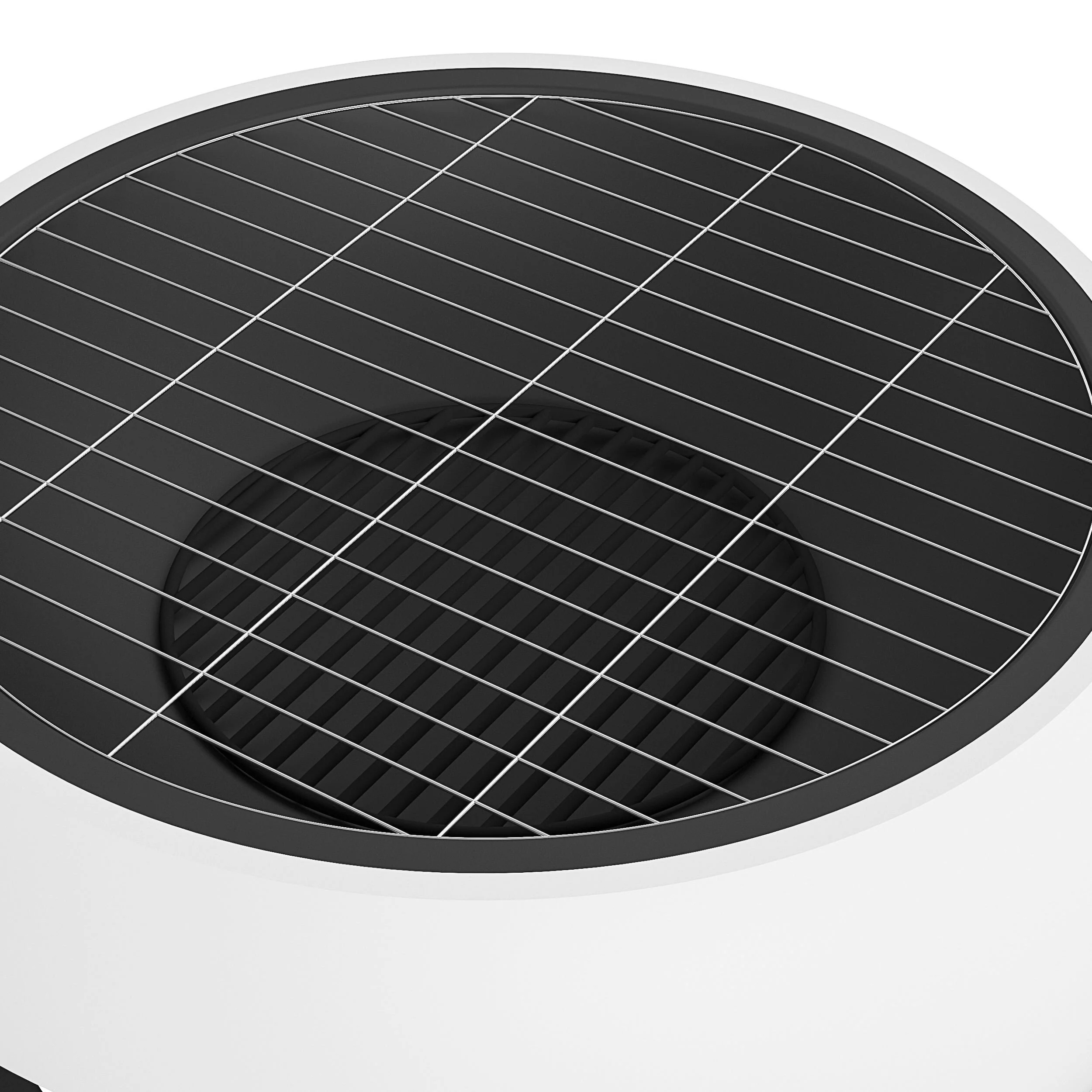 Novogratz Asher 22in Fire Pit Bright White view 2
