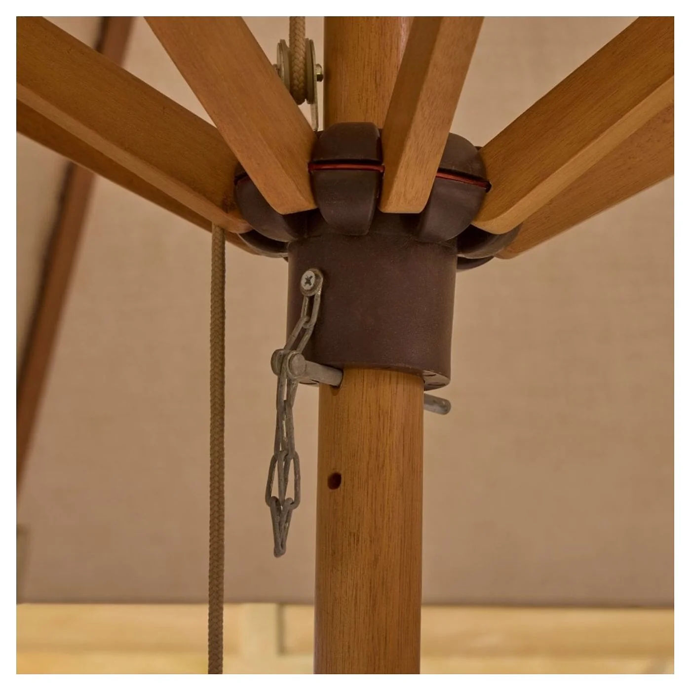 Rowlinson Ashdown Wooden Parasol image 3