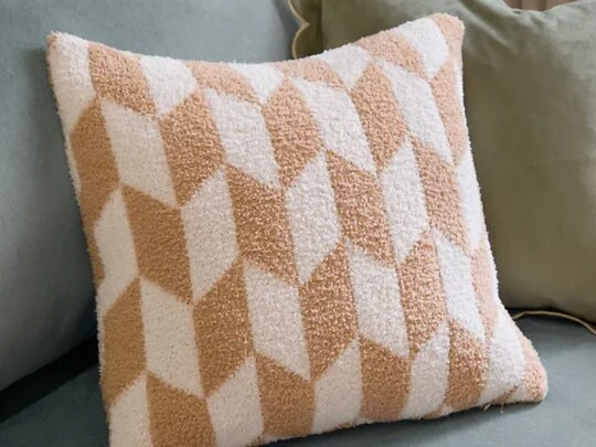 Furn Olsen 45 x 45cm Geometric Polyester Cushion