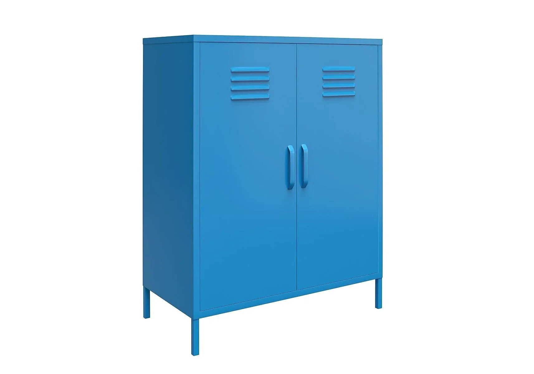 Novogratz Cache 2 Door Metal Locker Storage Cabinet – view 6
