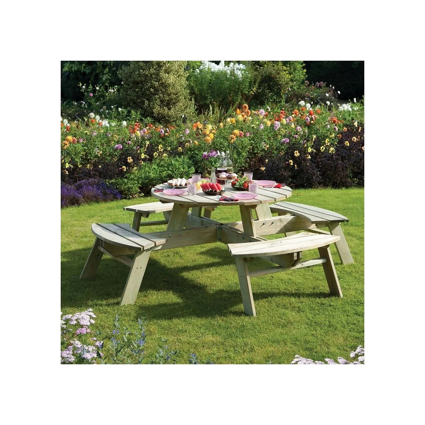 Rowlinson Round Picnic Table