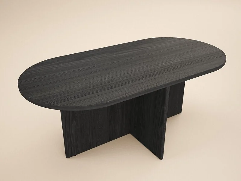 SOLACE+CO Leto Oval Coffee Table & Seating Set – view 9