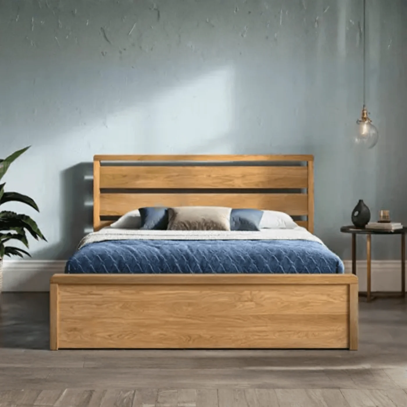 Emporia Beds Modena Solid Oak Ottoman Bed Frame