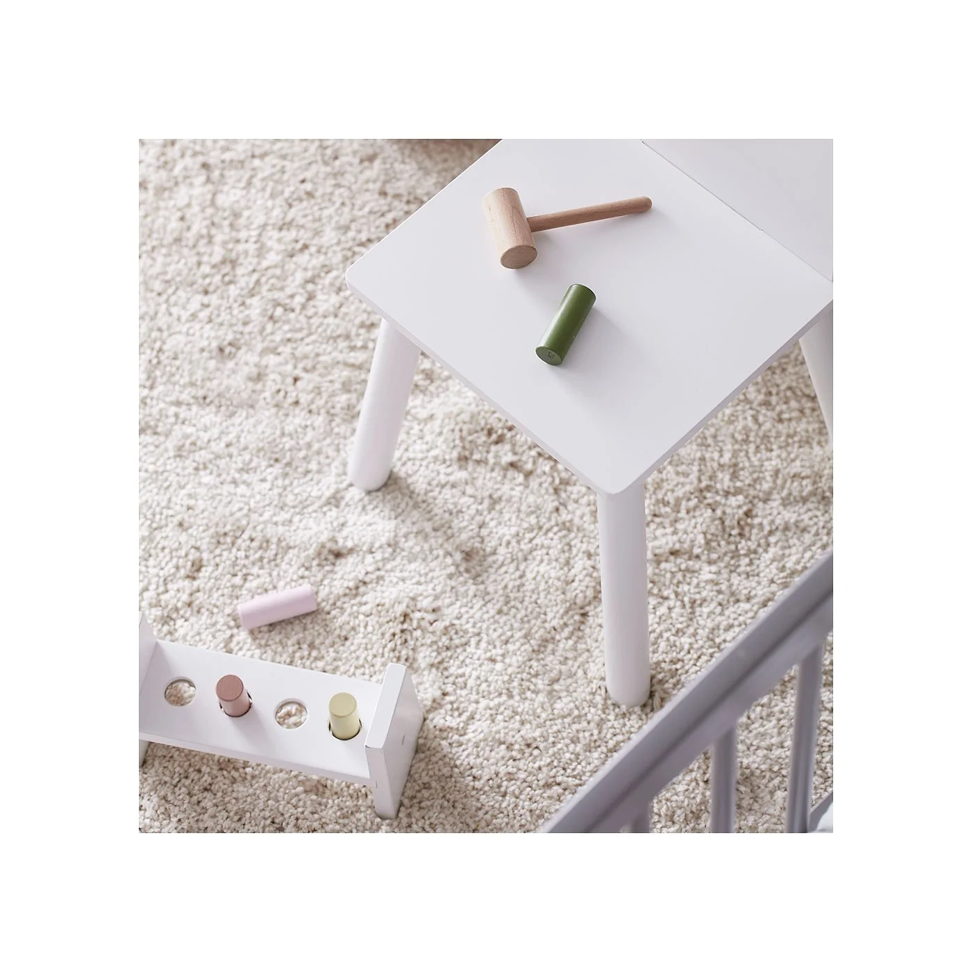 Kids Concept Edvin Wooden Activity Hammer Bench Toy image 3