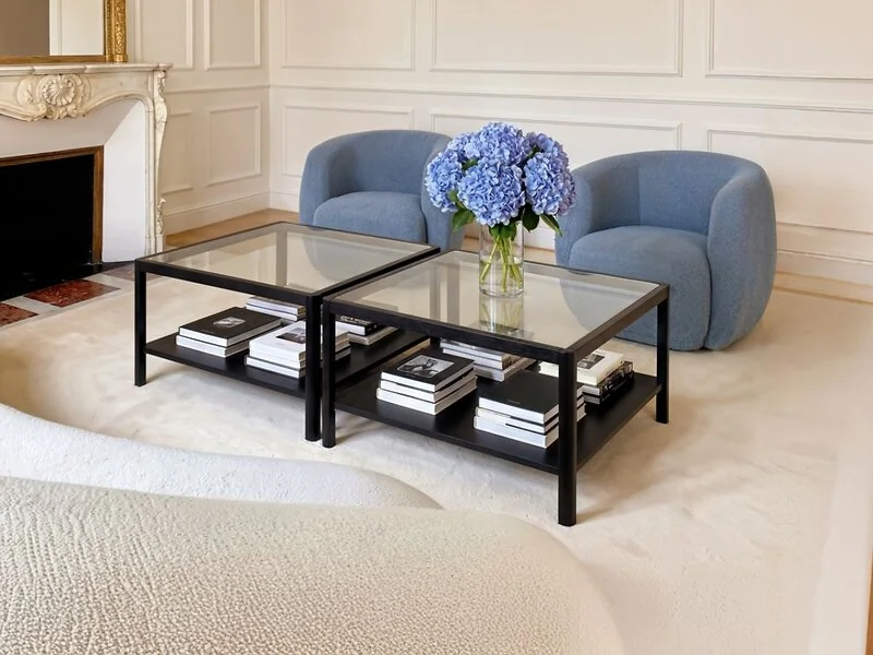 LPD Ray Coffee Table  with Glass Top – view 3