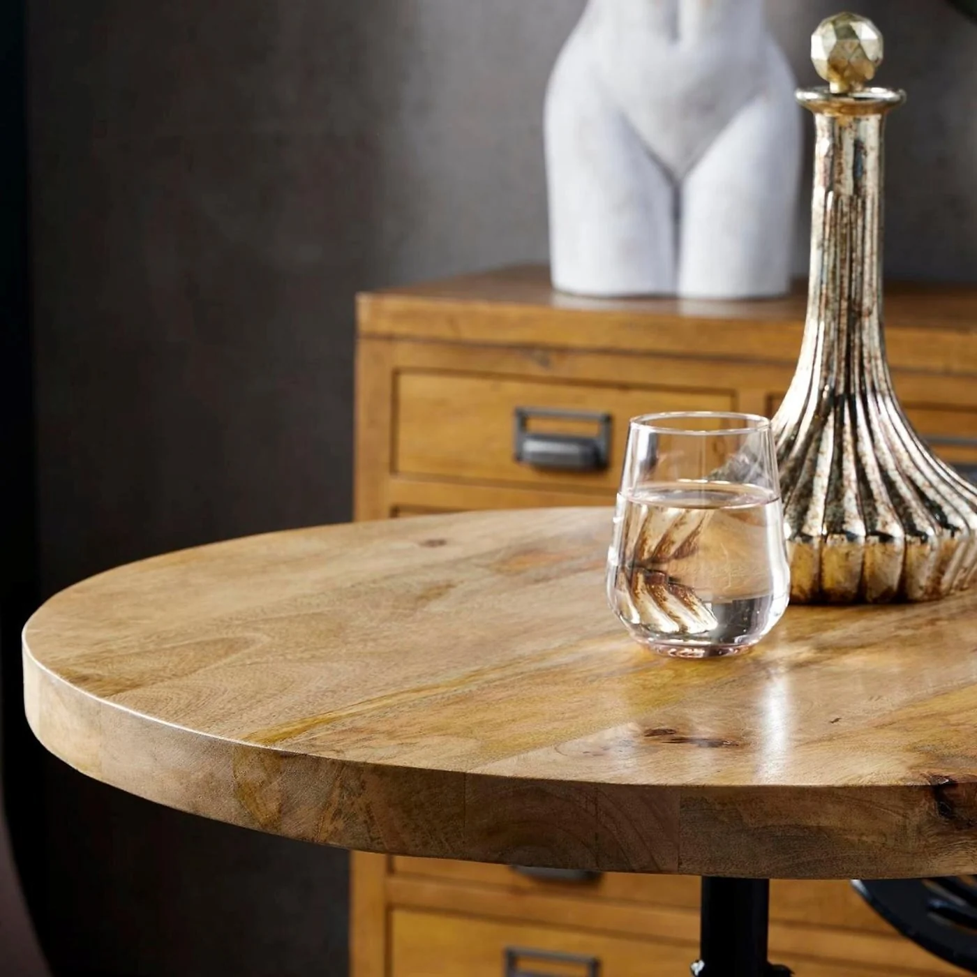 Draftsman Adjustable Bar Bistro Table image 5