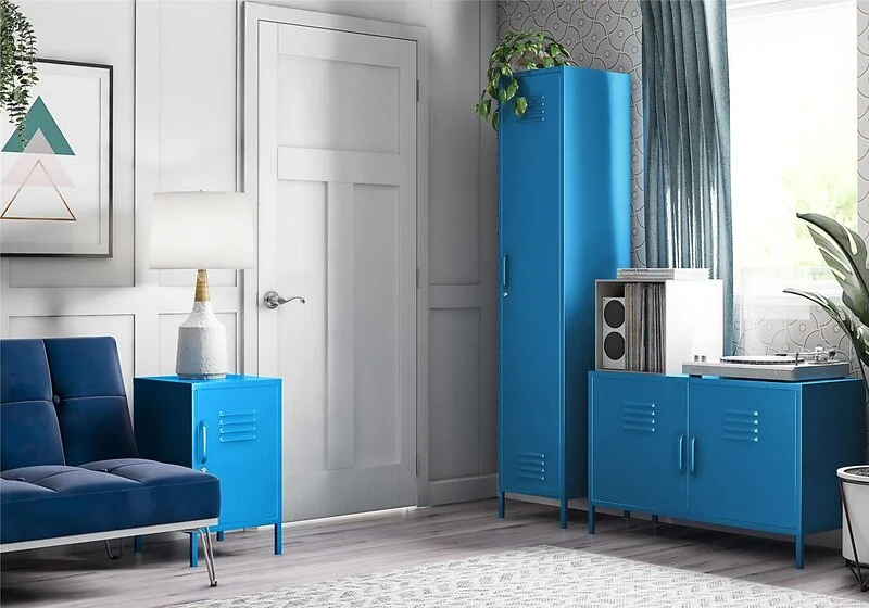 Novogratz Cache Single Metal Locker Storage Cabinet – view 6