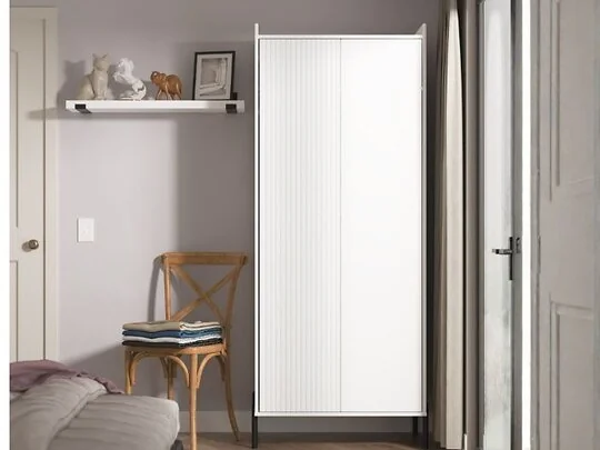 Welcome Furniture Osaka 2 Door Tall Wardrobe Closet