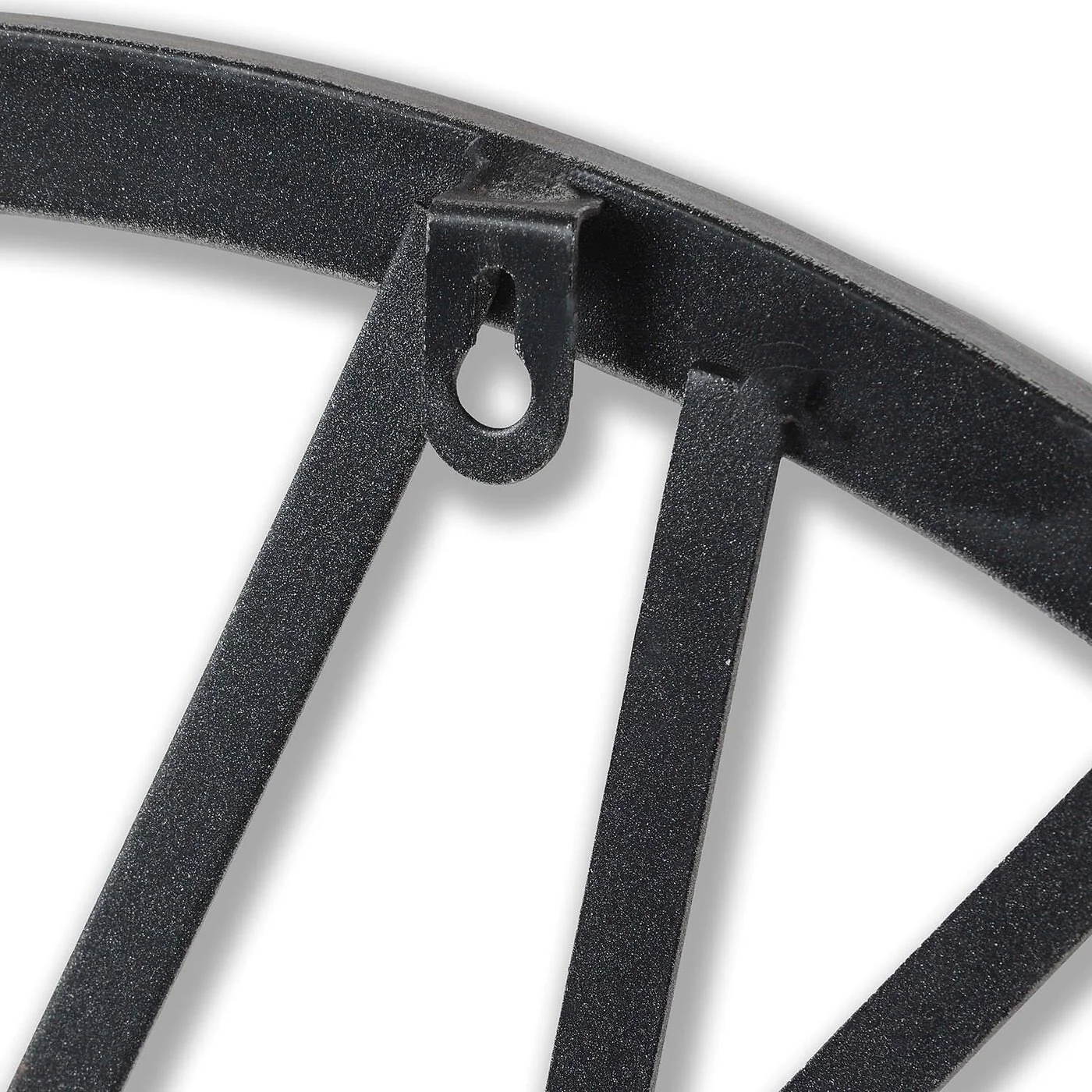 Silver Heart Skeleton Wall Clock image 3