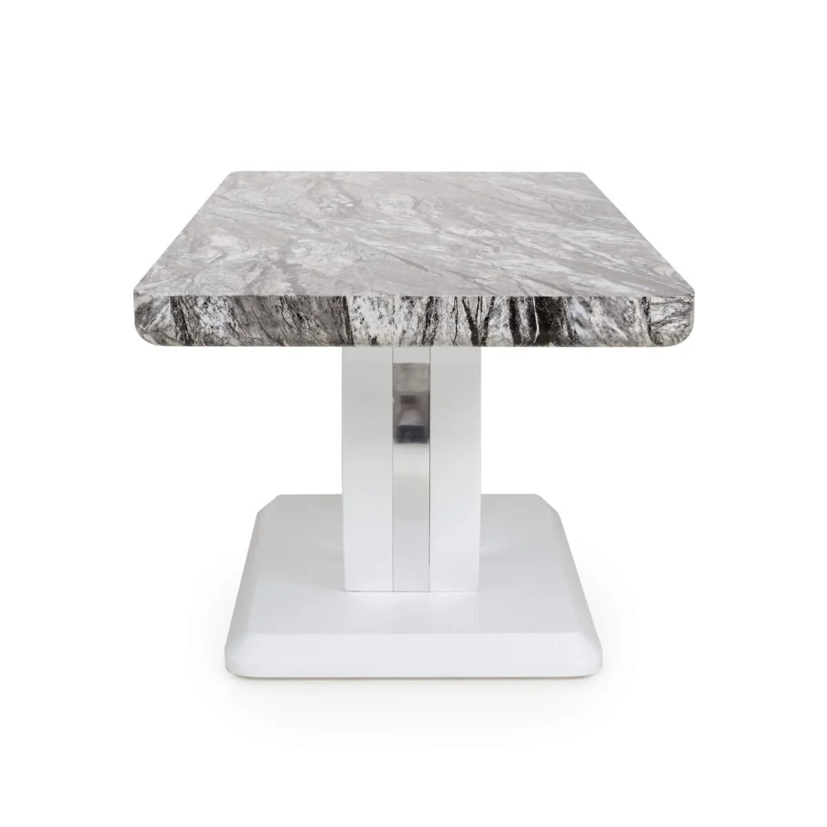 Neptune Marble Effect Grey/White Coffee Table – view 4