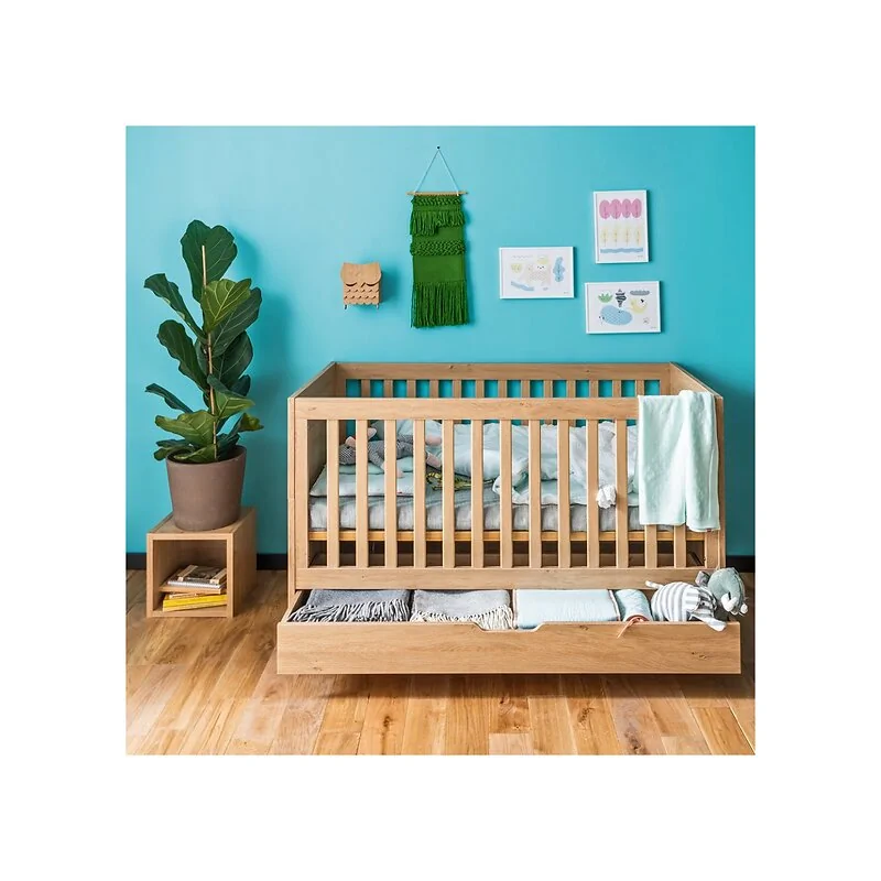 Vox Customisable Cot Bed with Drawer & Bedside Sleeper Function