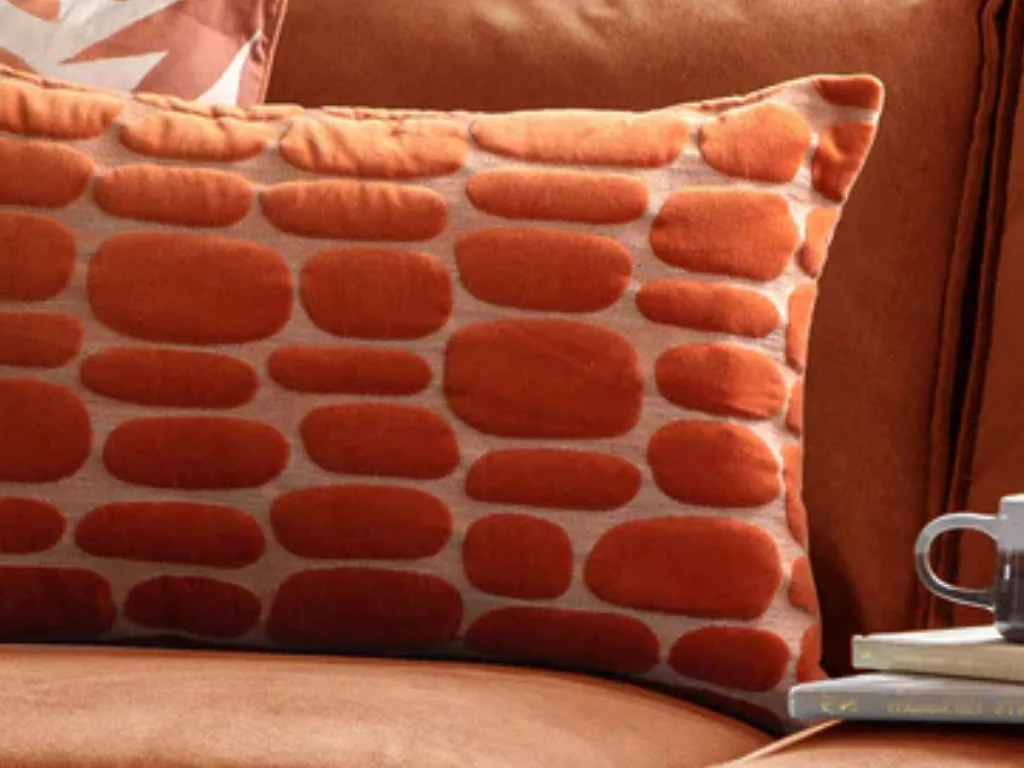 Voyage Boulder Embroidered Feather Cushion