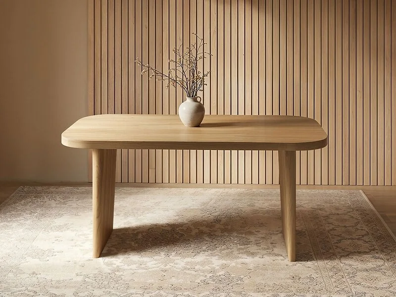SOLACE+CO Nolan Corner Bench Dining Table & Seating Set – view 7