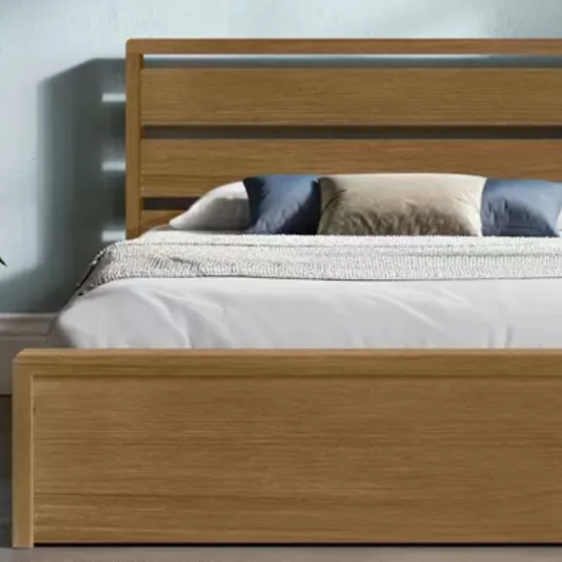 Emporia Beds Hampstead Solid Pine Wooden Ottoman Bed Oak image 4