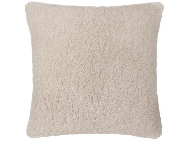 Yard Olann faux shearling cushion Natural