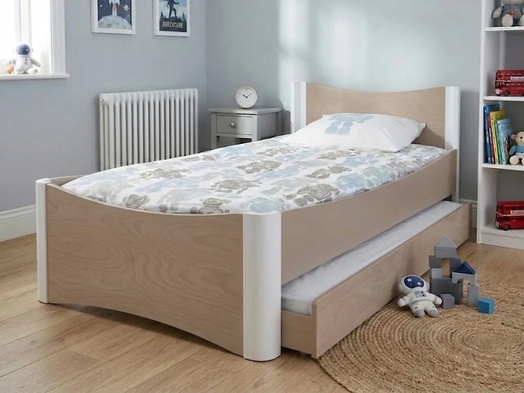 Mathy By Bols Fusion Wooden Single Bed with Optional Trundle