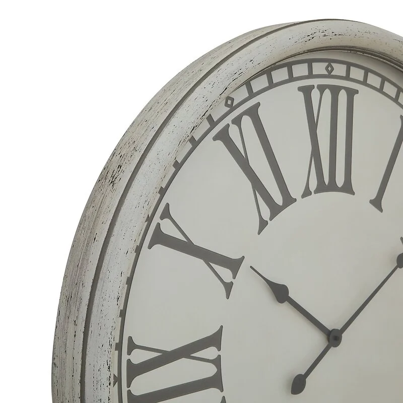 Embossed Wall Clock With Glass image 2