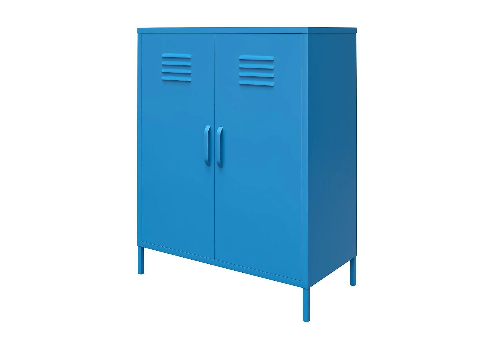 Novogratz Cache 2 Door Metal Locker Storage Cabinet – view 9